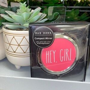 Rae Dunn HEY GIRL compact mirror